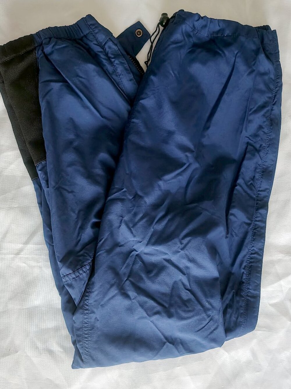 Mens The North Face Size M Color Blue Full-Zip Side Zips Waterproof Pants
